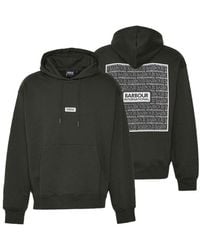 Barbour - Lever Graphic Hoodie - Lyst