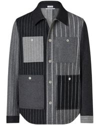Thom Browne - Flannel Fun-Mix Banker-Stripe Jacket - Lyst
