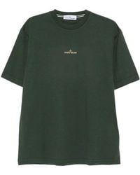 Stone Island - Logo-Print T-Shirt - Lyst