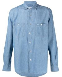 Aspesi - New C Slim Chambray Shirt - Lyst