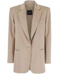 ANDAMANE - Single-Breasted Oversized Jacket - Lyst