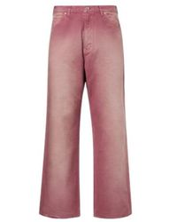 AURALEE - Faded Wide-Leg Jeans - Lyst