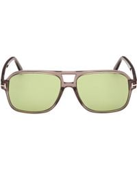 Tom Ford - Double-Frame Rectangular Sunglasses - Lyst