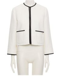 Valentino - Canestrello Cotton Tweed Jacket - Lyst