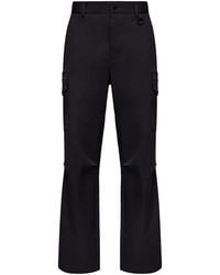 Moncler - Button Detailed Straight-Leg Pants - Lyst