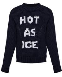 DSquared² - Hot As Ice Intarsia Knitted Sweater - Lyst