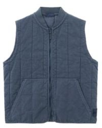Stone Island - Quilted Zip Gilet - Lyst
