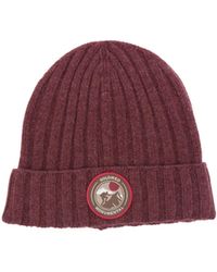 Brunello Cucinelli - Ribbed-Knit Logo-Patch Beanie - Lyst