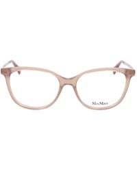 Max Mara - Square Frame Glasses - Lyst