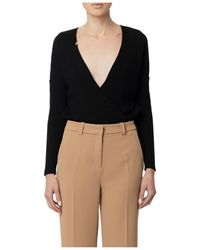 Elisabetta Franchi - Long-Sleeved Jumpsuit - Lyst