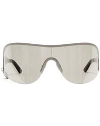 Acne Studios - Logo-Charm Shield-Frame Sunglasses - Lyst