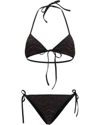 Missoni - Zigzag Sequin Triangle Bikini - Lyst
