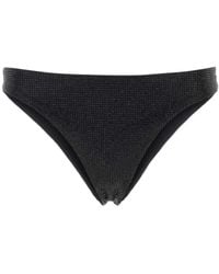 Prada - All-Over Embellished Bikini Bottoms - Lyst