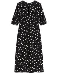 Max Mara - 'S Demetra Polka Dot Printed Dress - Lyst
