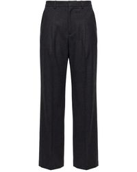 Gucci - Gabardine High-Waisted Trousers - Lyst