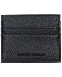 Emporio Armani - Logo Plaque Card Holder - Lyst