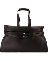 Moschino - Belted Top Handle Tote Bag - Lyst
