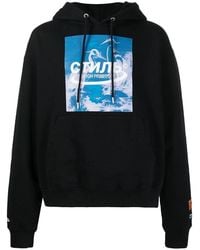 Heron Preston - Logo Printed Hooded Sweater - Lyst