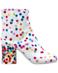 Maison Margiela - Polka-Dot Heeled Ankle Boots - Lyst