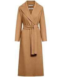 Max Mara - S Poldo Belted Long Coat - Lyst