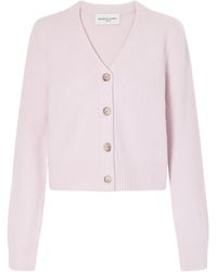 Brandon Maxwell - The Sloane Silk And Cashmere-Blend Knitted Cardigan - Lyst