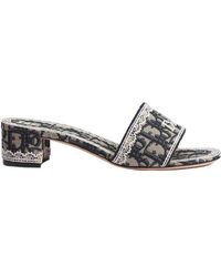 Dior - Dentelle Heeled Slide - Lyst