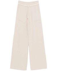 Eleventy - Ribbed Drawstring Trousers - Lyst