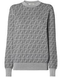 Fendi - Ff Jacquard Jumper - Lyst