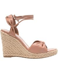 Aquazzura - Knot Wedge Heeled Espadrilles - Lyst