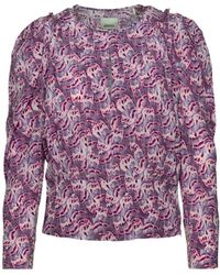 Isabel Marant - All-Over Printed Blouse - Lyst