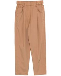 Brunello Cucinelli - Lightweight Poplin Five-Pocket Track Trousers - Lyst