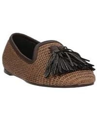 Brunello Cucinelli - Minimalist Round Toe Slippers - Lyst