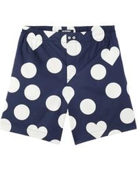 Jacquemus - Calecon Heart Polka-Dot Shorts - Lyst