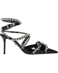 Mach & Mach - Bow Detail High-Heeled Sandals - Lyst