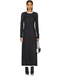 Helmut Lang - Double Layer Long Sleeved Dress - Lyst