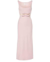 Giambattista Valli - Bow-Detail Crepe Midi Dress - Lyst