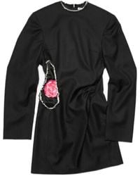 Acne Studios - Logo Hollowed-Out Dress - Lyst