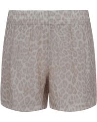 Anine Bing - Kam Leopard-Print Shorts - Lyst