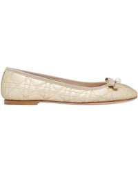 Dior - Cannage Quilted Ballet Flats - Lyst