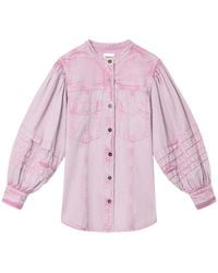 Isabel Marant - Isabel Marant Étoile Mileda Denim Shirt - Lyst