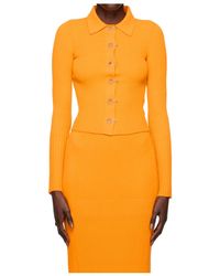 Dion Lee - Gradient Ribbed-Knit Cardigan - Lyst