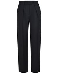 Alysi - Straight Leg Pleated Trousers - Lyst