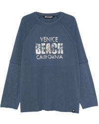 Palm Angels - Slogan-Print Raglan-Sleeve T-Shirt - Lyst