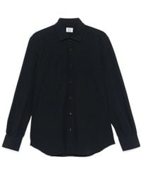 Mazzarelli - Lapel Long Sleeve Shirt - Lyst