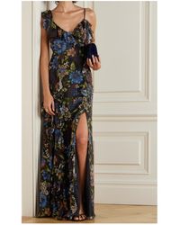 veronica beard madison floral silk slip dress Madison Dress