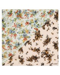 Jil Sander - Printed Silk Foulard - Lyst