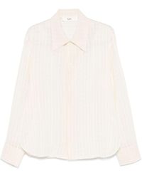 Séfr - Point-Collar Checked Shirt - Lyst