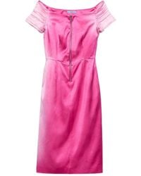 Prada - Washed Duchesse Dress - Lyst