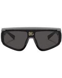 Dolce & Gabbana - Eyewear Rectangular Frame Sunglasses - Lyst