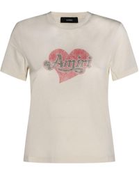 Amiri - Heart Logo T-Shirt - Lyst